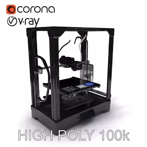 D Printer Model Pack  High Fidelity Design for Realistic Rendering