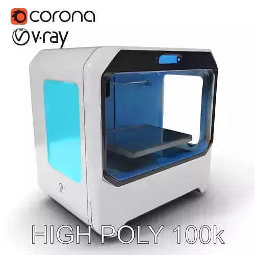 Futuristic D Printer Model Pack