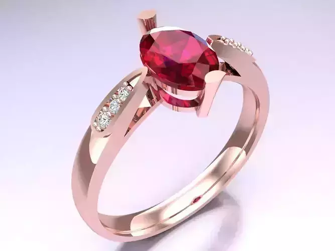 Oval  Ring - Womens Rings - N452106