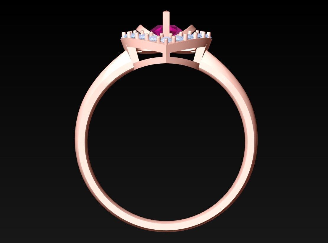 Heart Ring - Womens Rings - N452452 3D print model_5