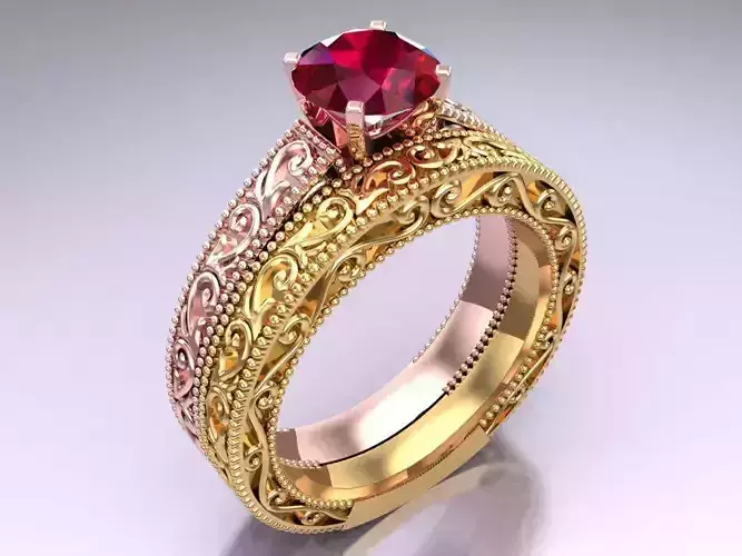 Diamond Ring - N462342 3D print model
