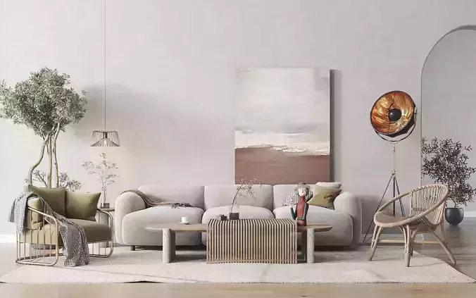 House sofa background hall House sofa background