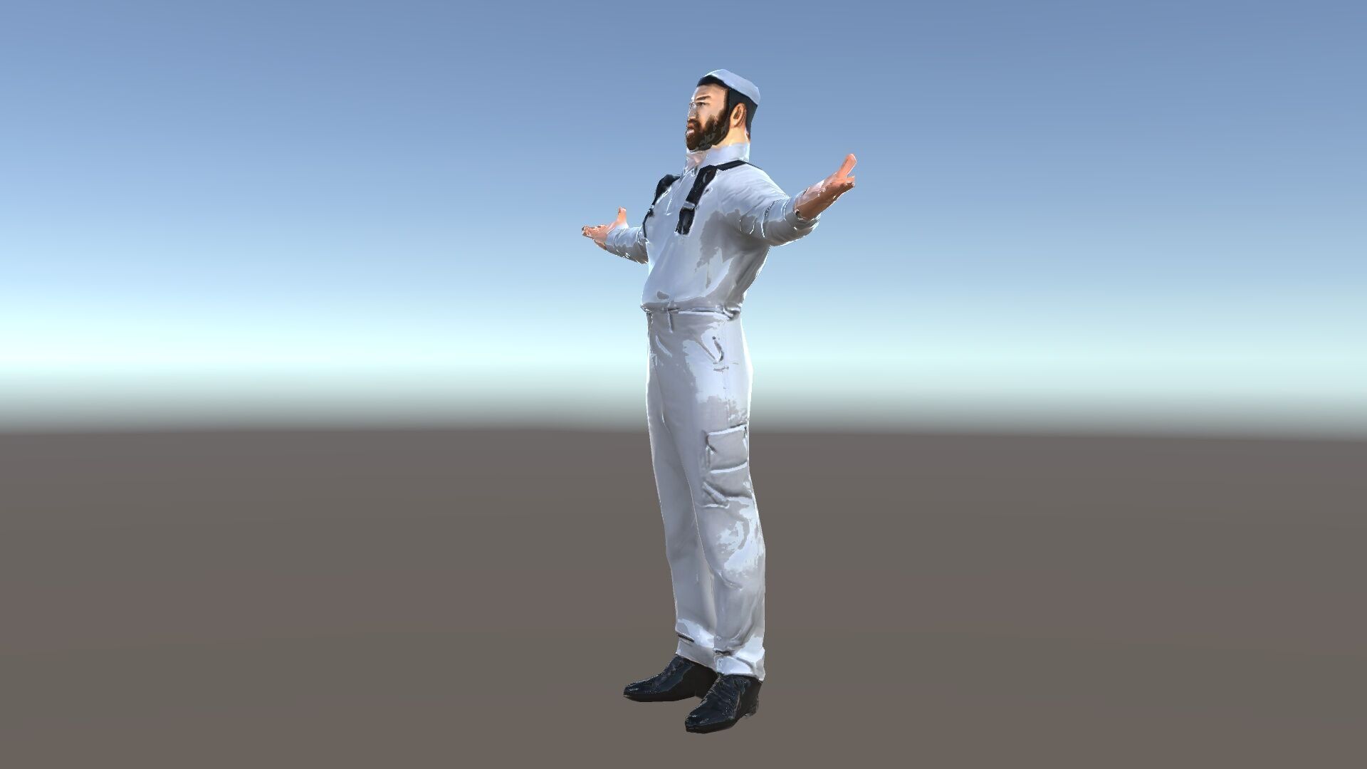 Human Character in Workwear Model Pack Low-poly 3D model_13