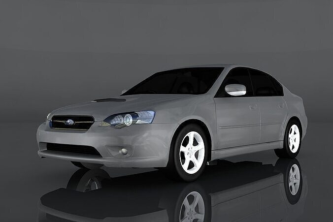 Subaru Legacy B4 Low-poly 3D model