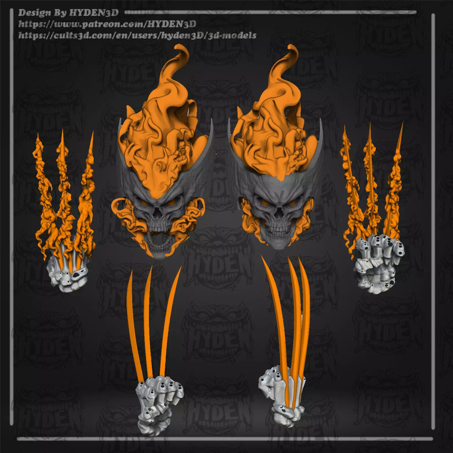 hellverine 3D print model_0