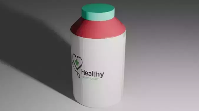 Recipiente de medicina