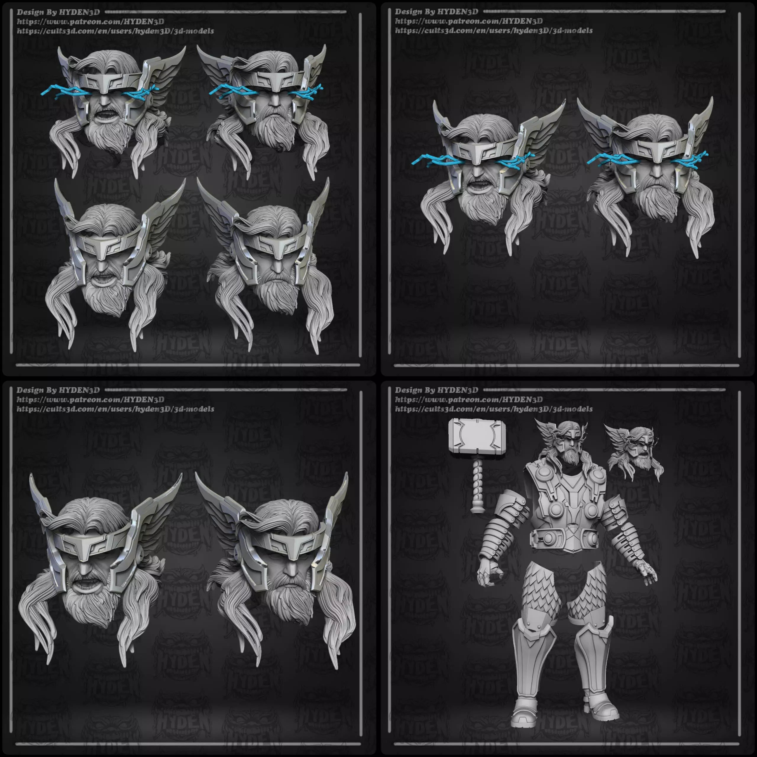 thor marvel rival 3D print model_0