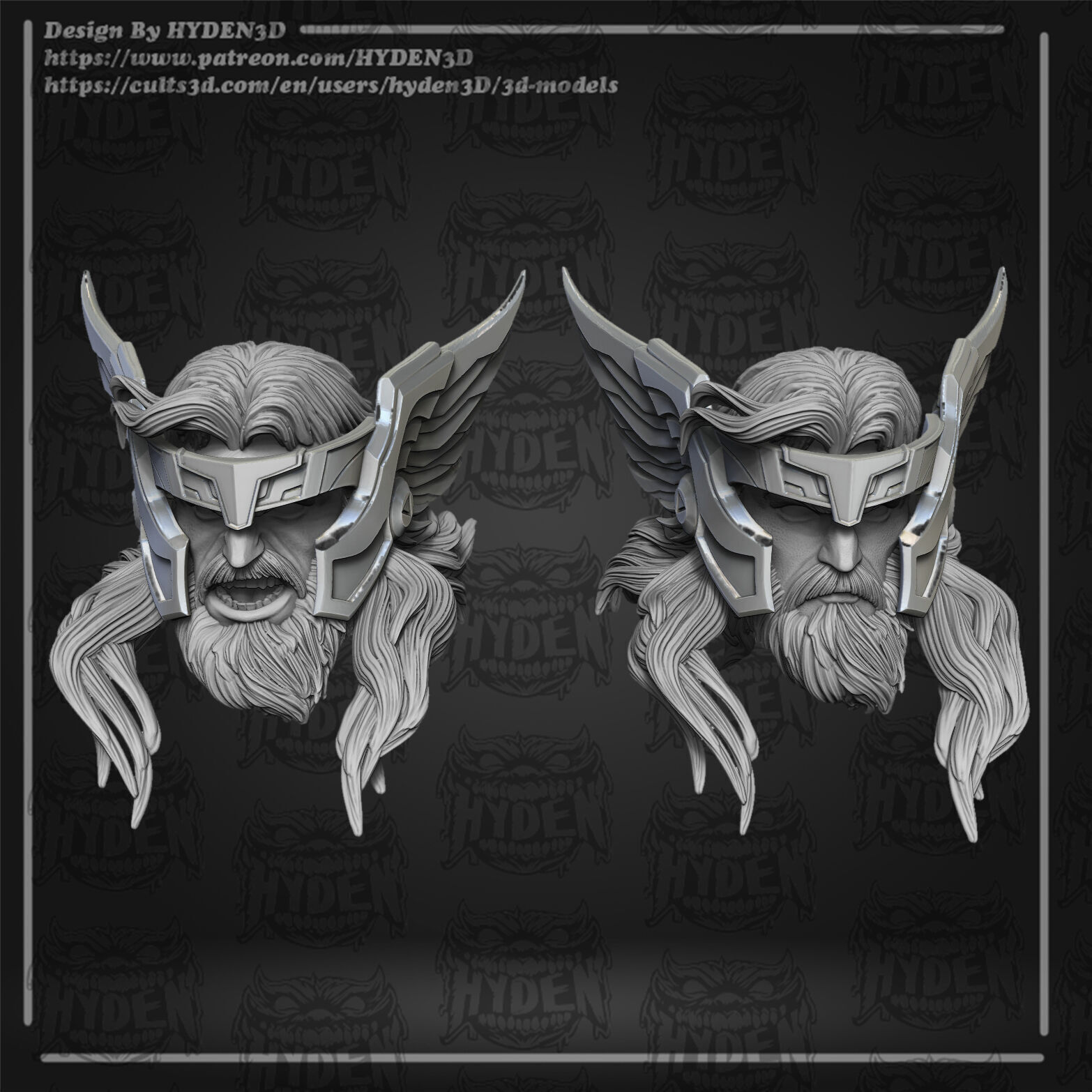 thor marvel rival 3D print model_4