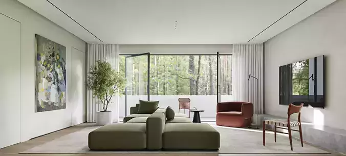 modern living room interior scenes 1