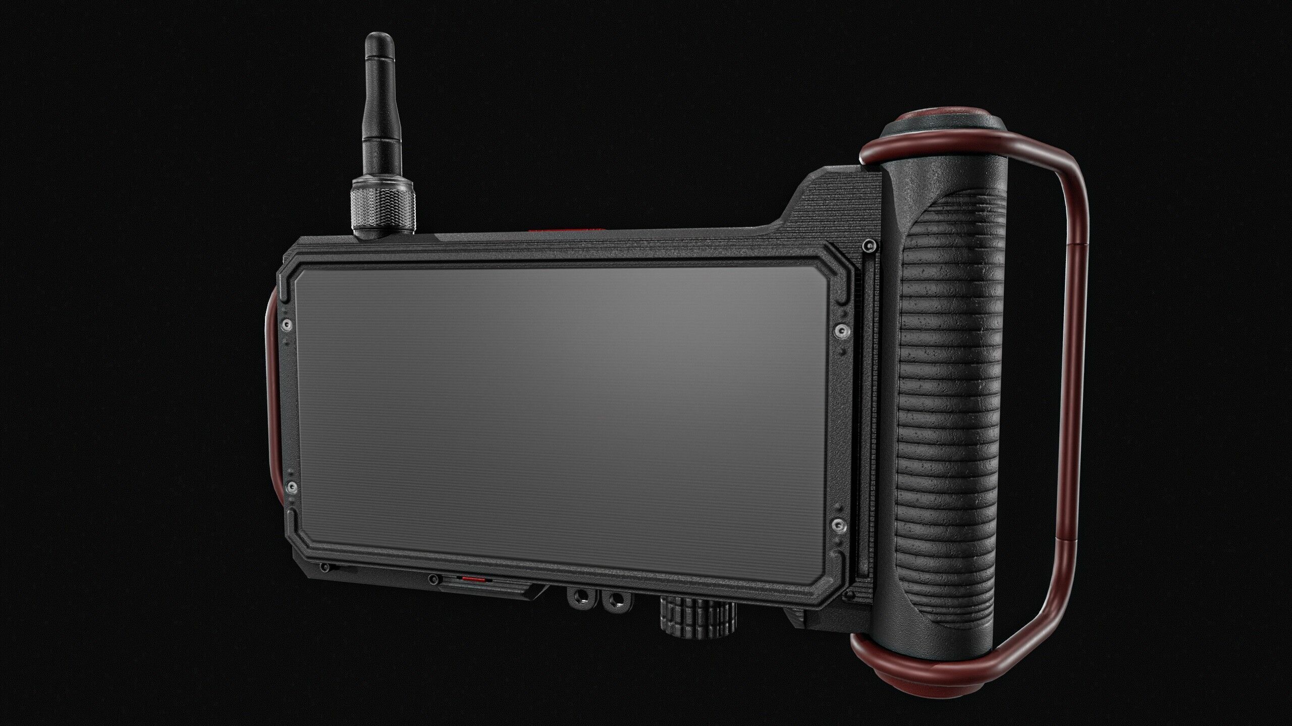 Sci fi Device Gps Scanner Low-poly 3D model_9