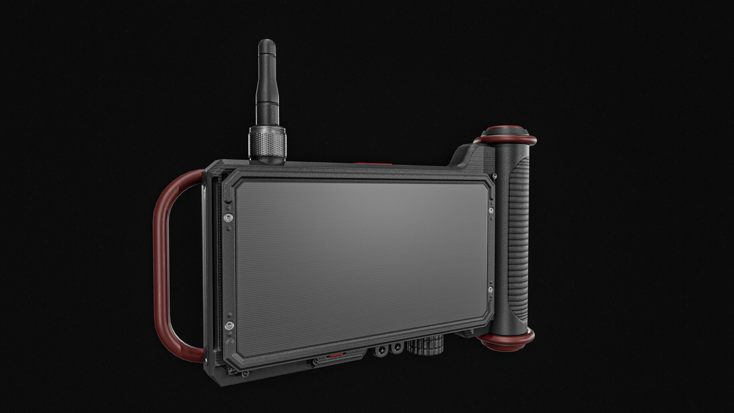 Sci fi Device Gps Scanner Low-poly 3D model_19