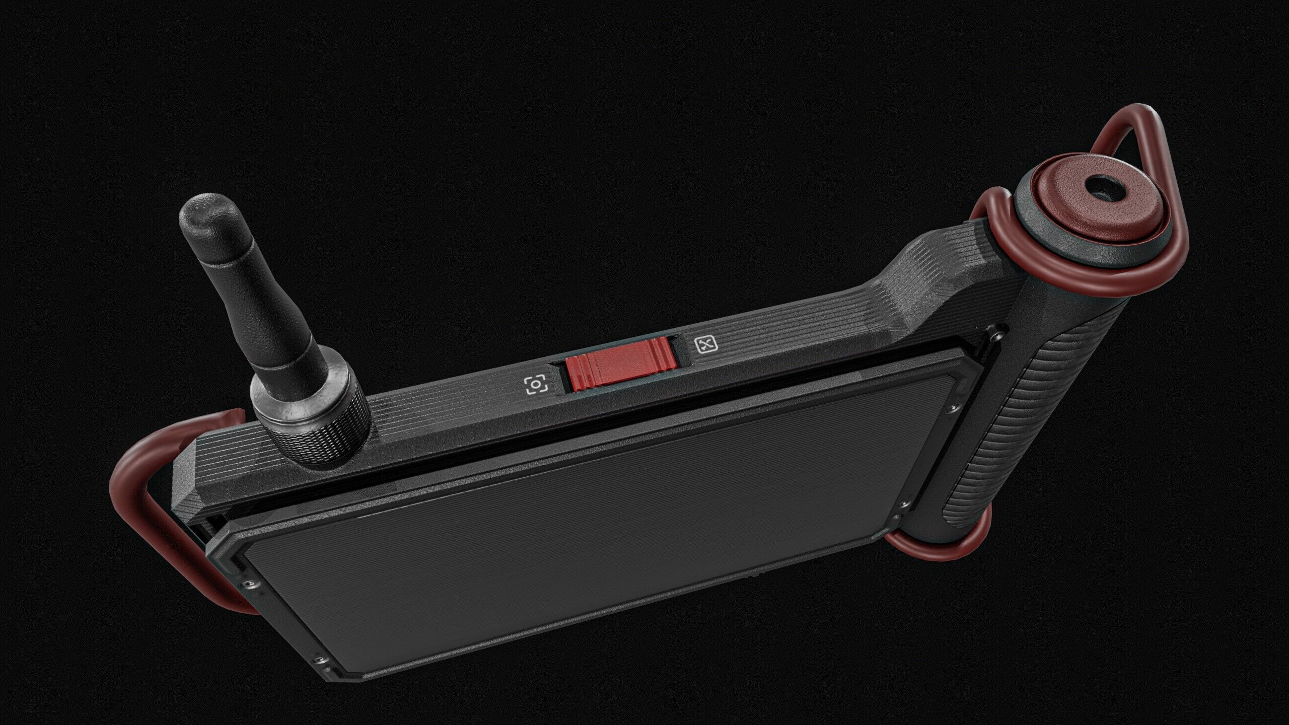 Sci fi Device Gps Scanner Low-poly 3D model_18