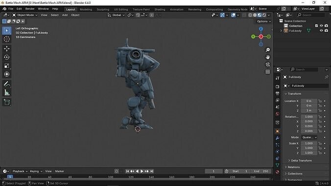 Battle Mech 3D model