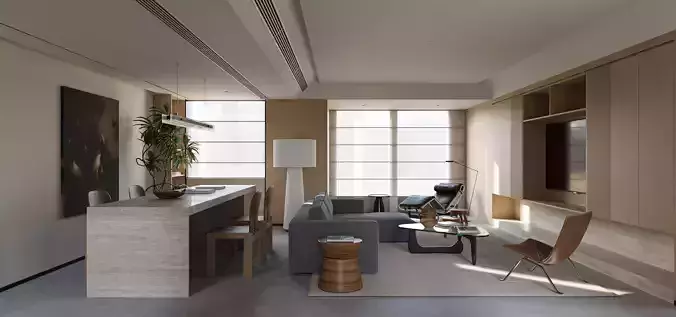 modern living room interior scenes 6