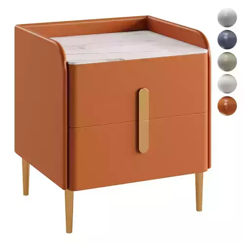 Litfad - Classic Glam Bed Nightstand