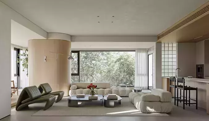 modern living room interior scenes 7