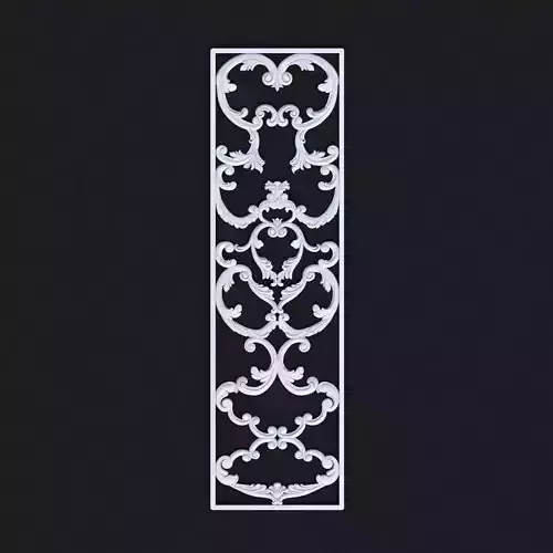 Central decor ornament for furniture