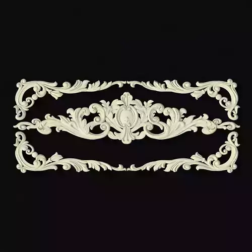 Central decor ornament for furniture