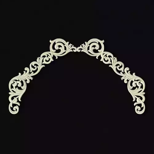 Central decor ornament for furnitur