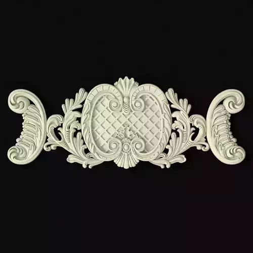 Central decor ornament for furniture