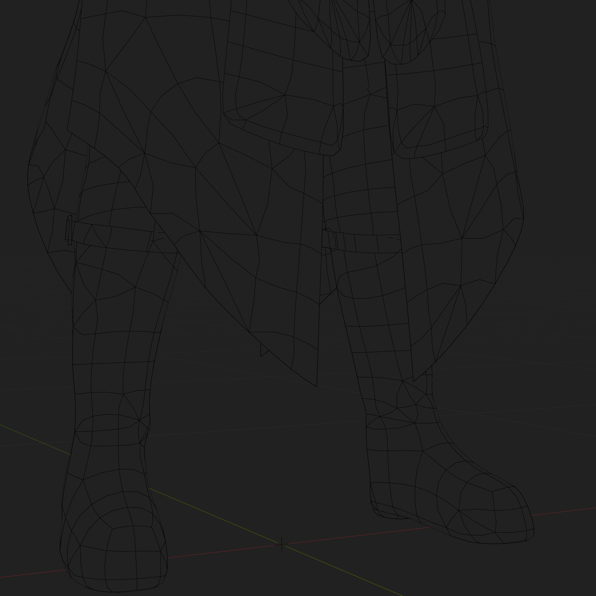 Assassins Creed Ezio Model Fully Rigged PBR Blender FBX OBJ Low-poly 3D model_12