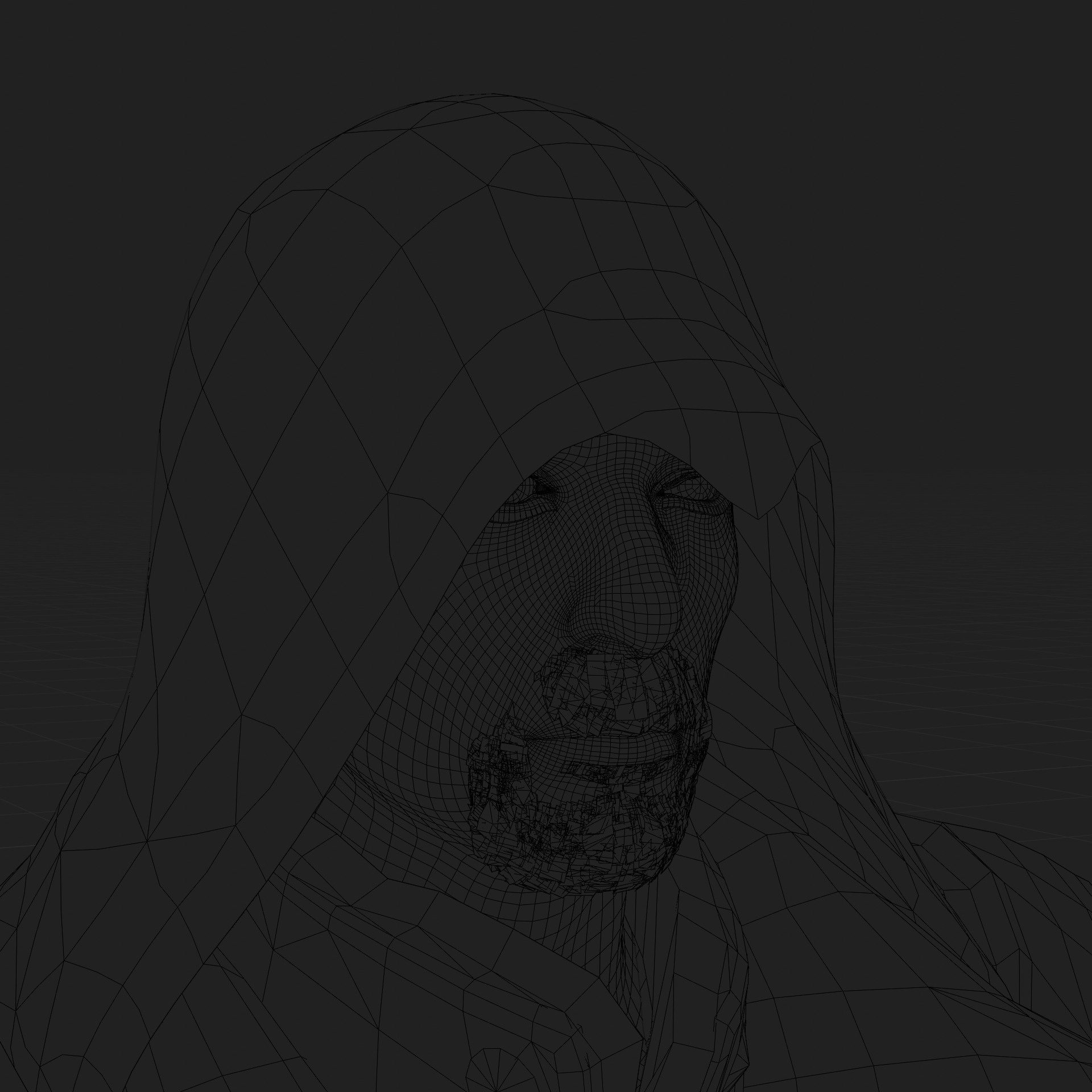 Assassins Creed Ezio Model Fully Rigged PBR Blender FBX OBJ Low-poly 3D model_9