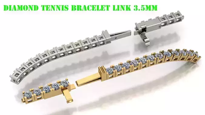 Diamond Tennis Bracelet 3mm50 