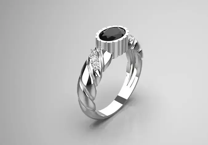 woman diamond gold ring jr00043