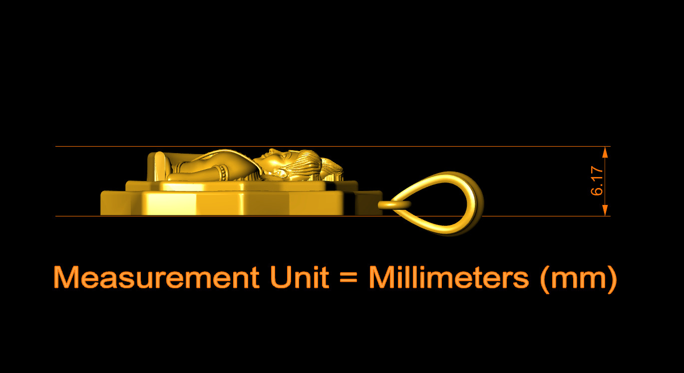 Rama Pendant 3Dprint File-2 3D print model_8