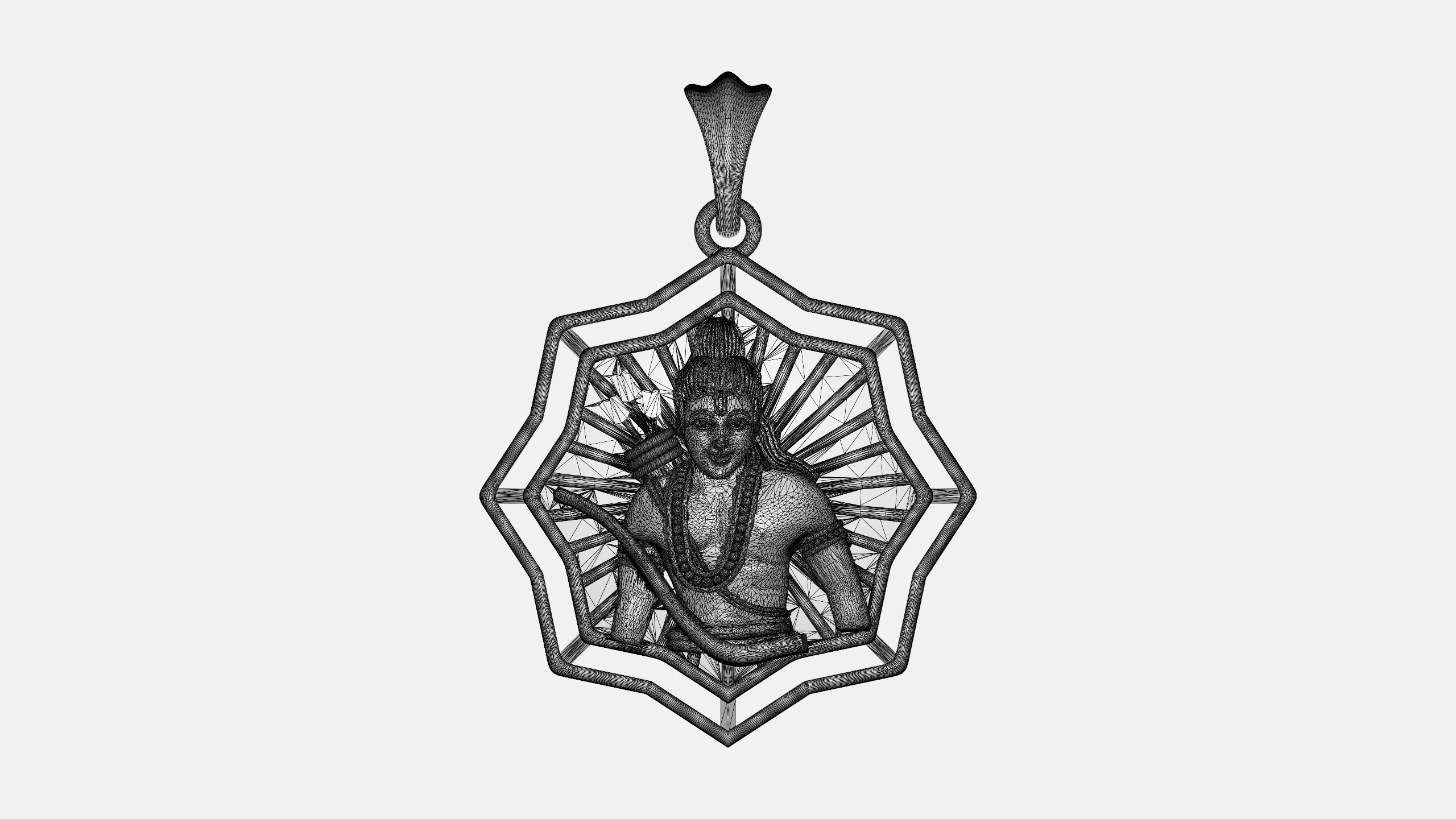 Rama Pendant 3Dprint File-2 3D print model_9