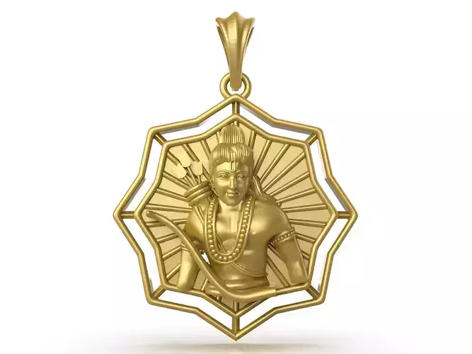 Rama Pendant 3Dprint File-2