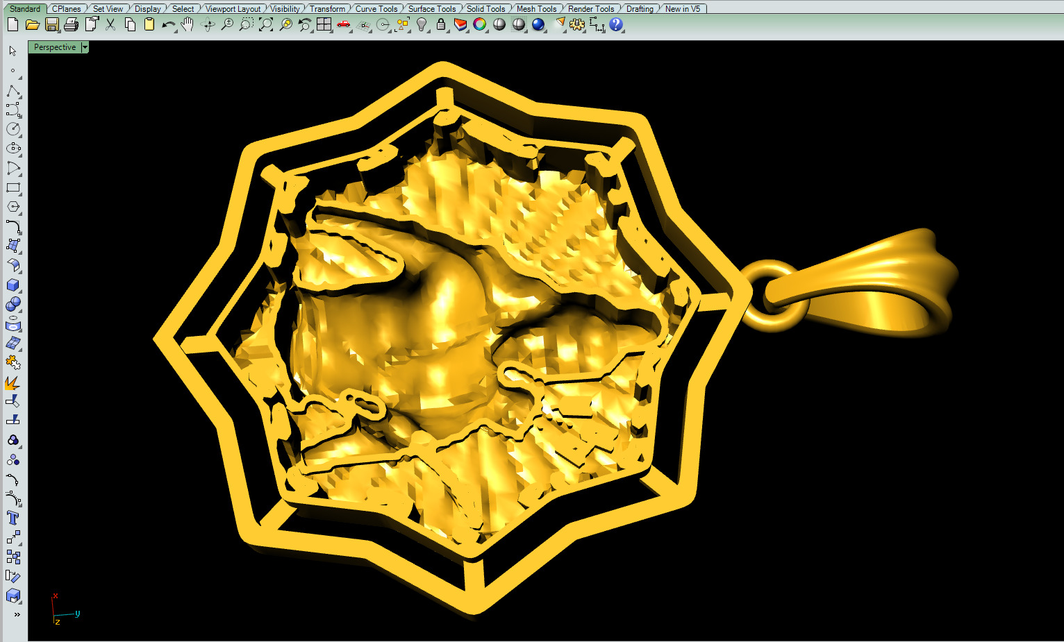 Rama Pendant 3Dprint File-2 3D print model_5