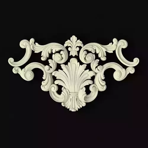 Central decor ornament for furniture