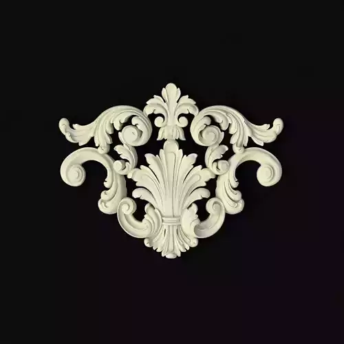 Central decor ornament for furniture