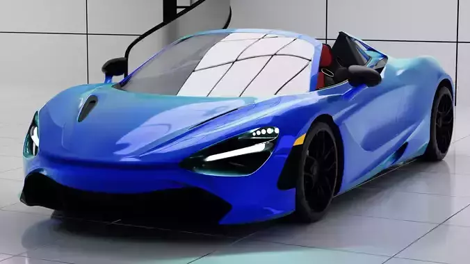 Mclaren 720s spider 3D model