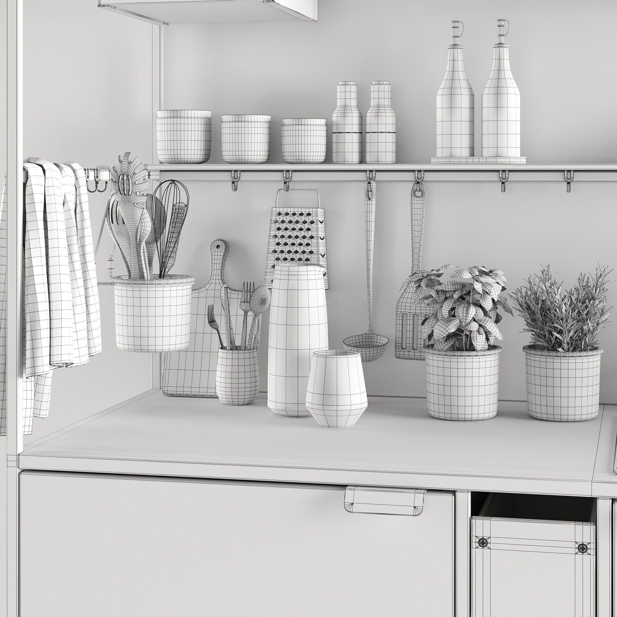 Kitchenware and Tableware 38 3D model_5