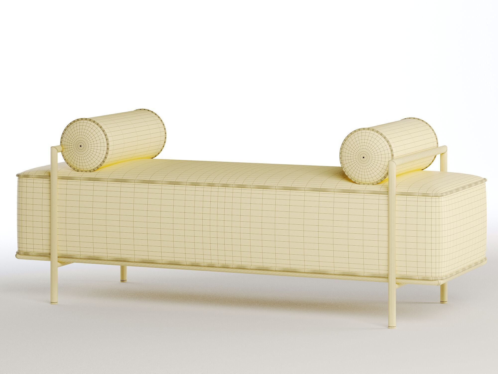 bench 3D model_6