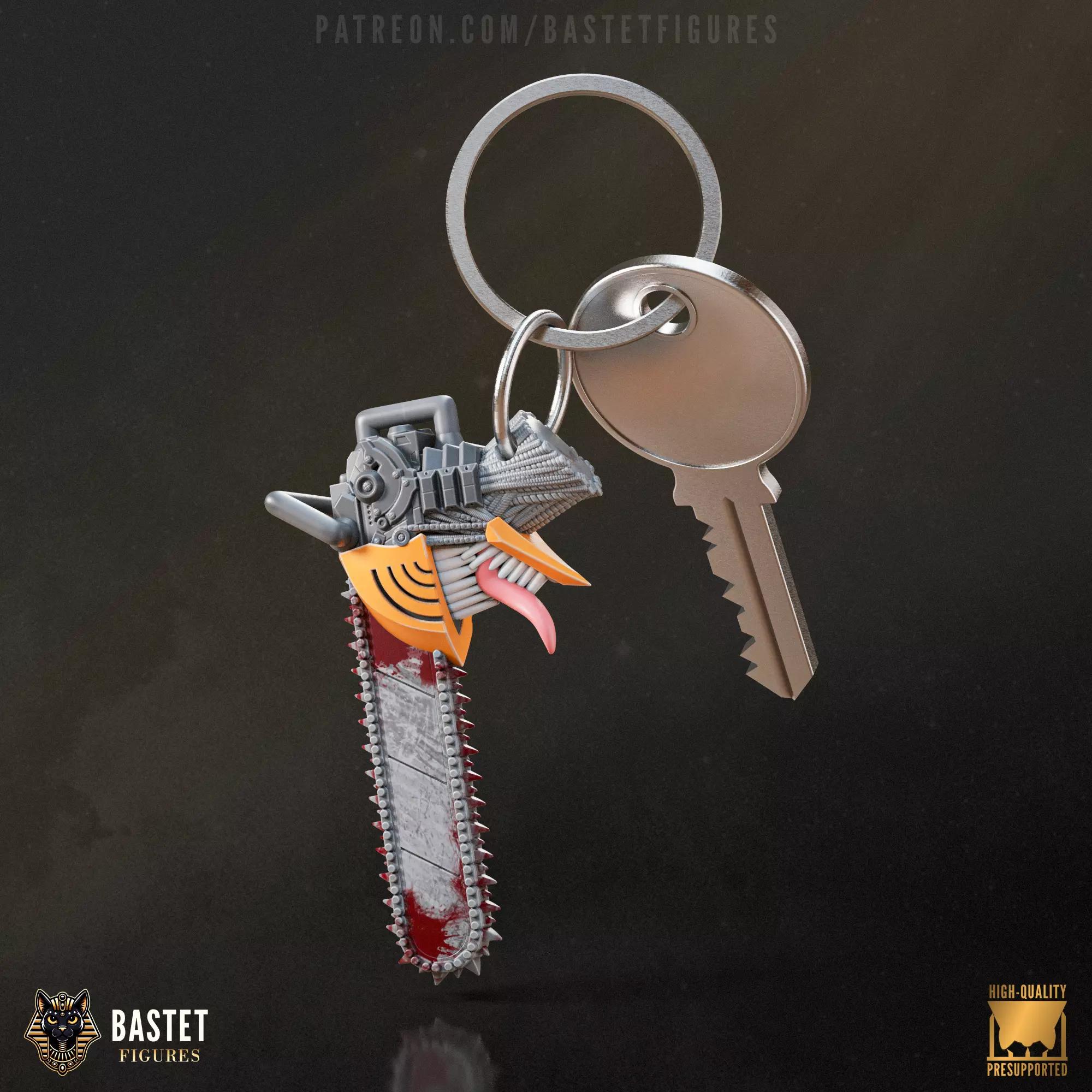 Makima Keychain I Chainsaw Man 3D print model