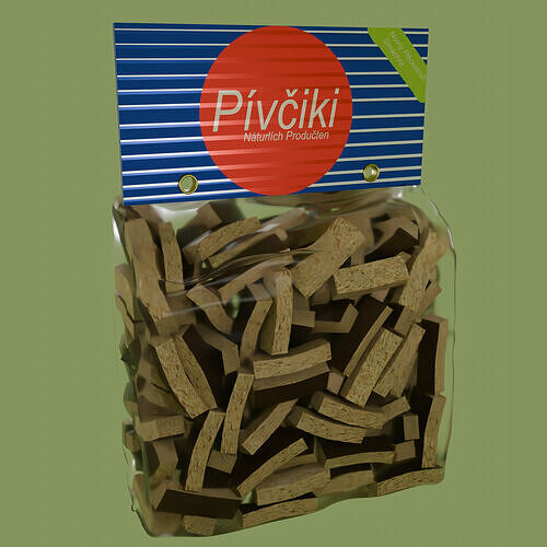 Comic crackers 3D model