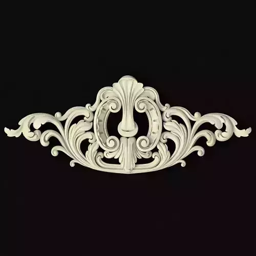 Central decor ornament for furniture