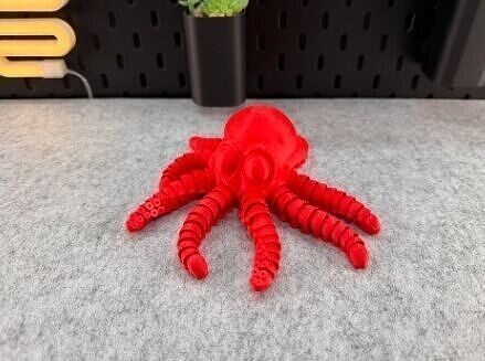 Octopus articulated models  3D print model