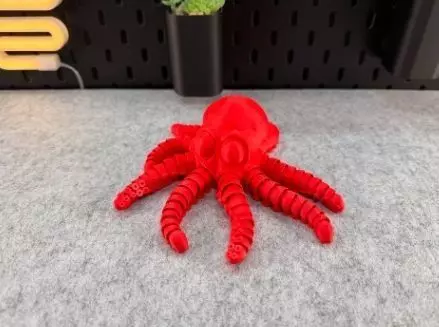 Octopus articulated models 3D print model