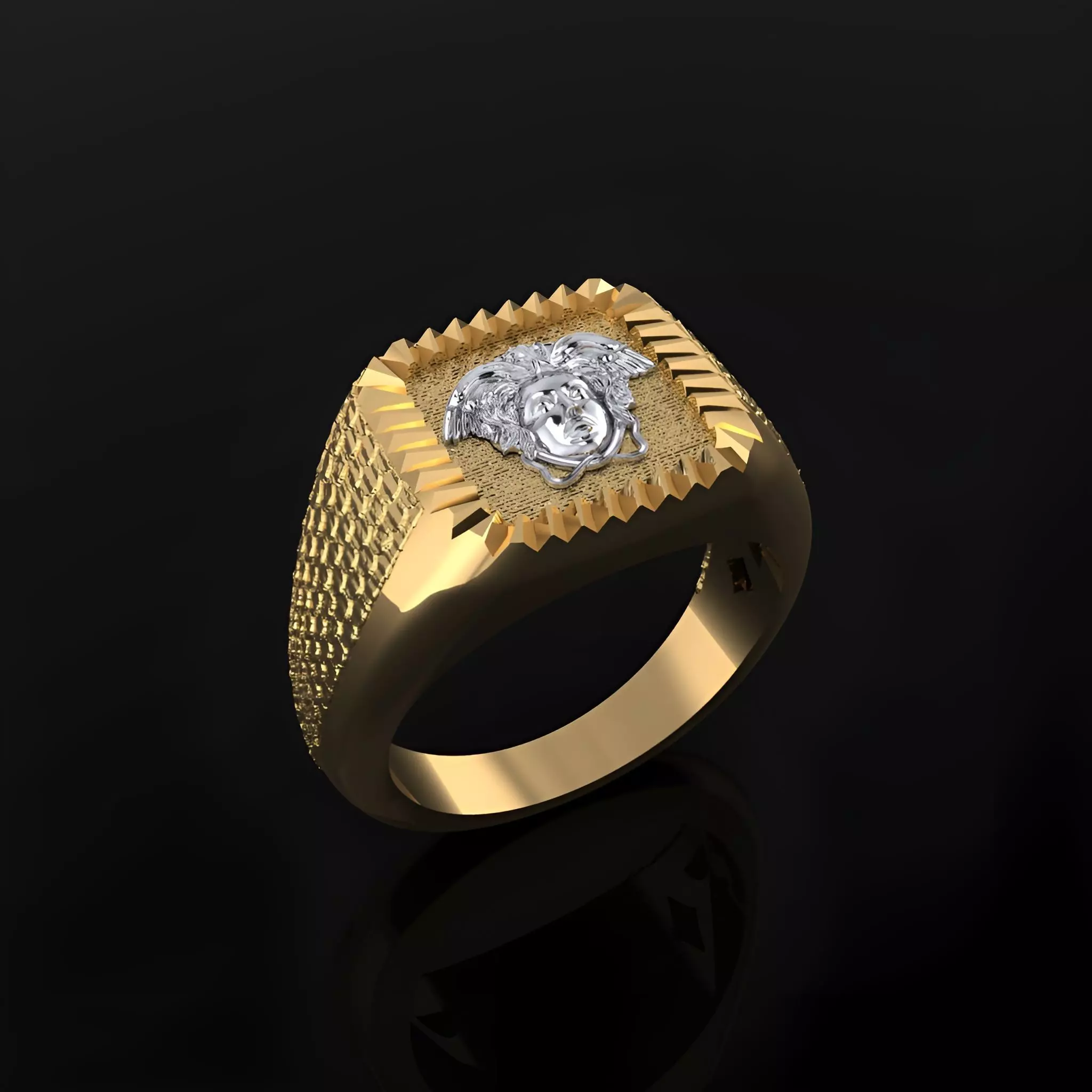 Versace Ring 3D print model_0