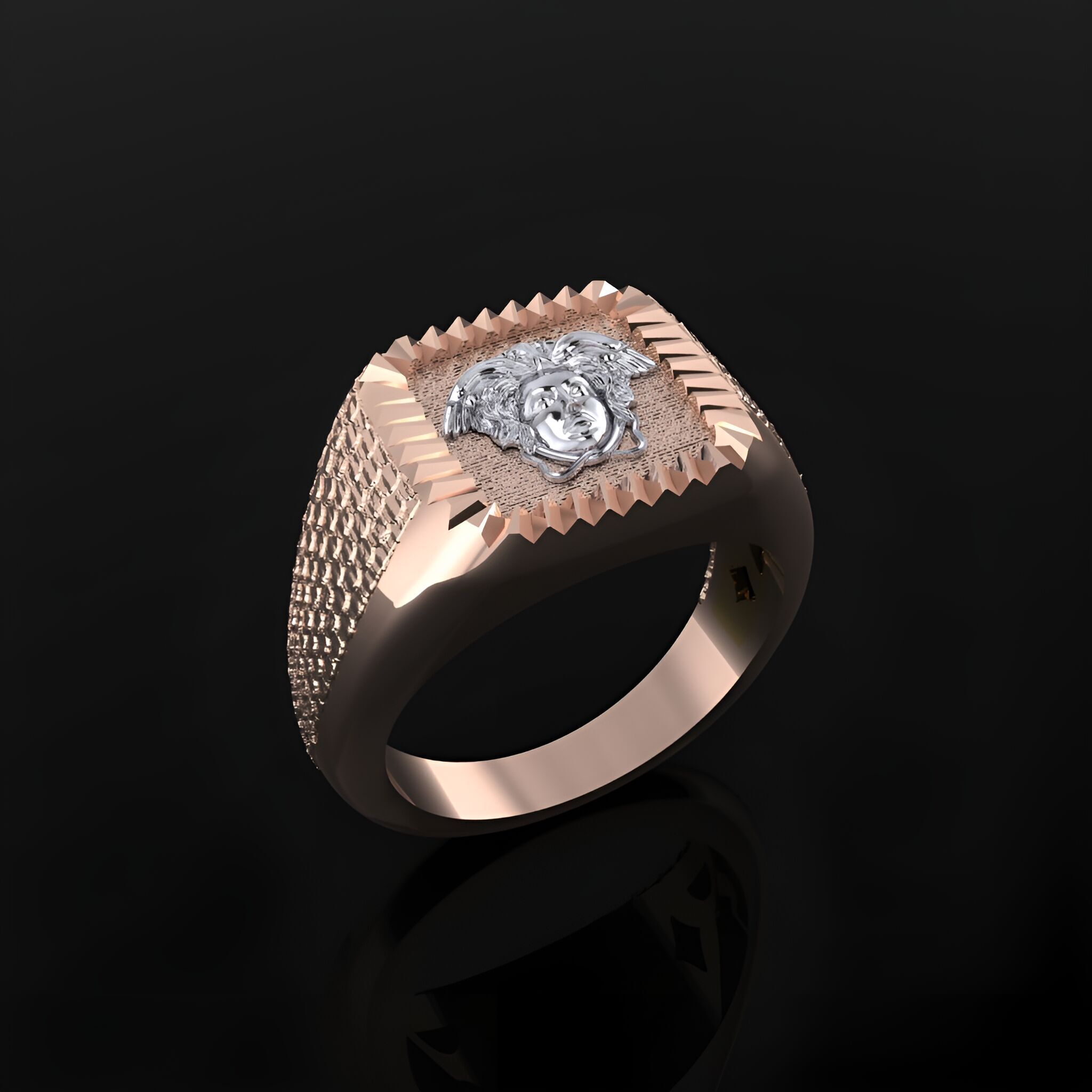 Versace Ring 3D print model_2