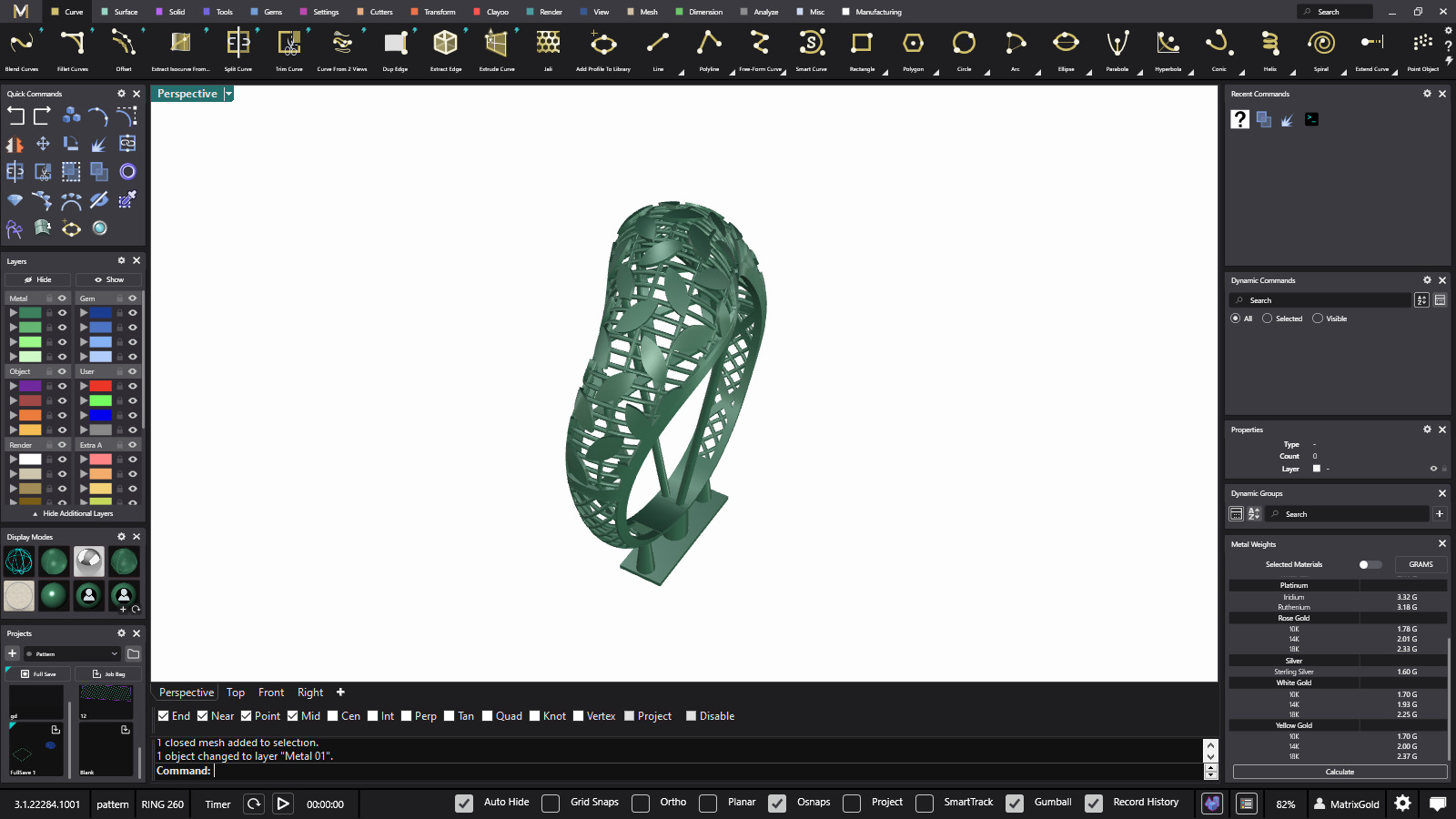Fusion ring 3D printer model code 260 3D print model 3D print model_5