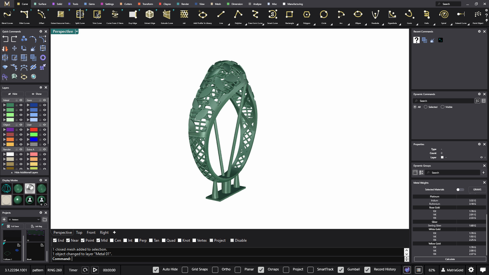 Fusion ring 3D printer model code 260 3D print model 3D print model_9