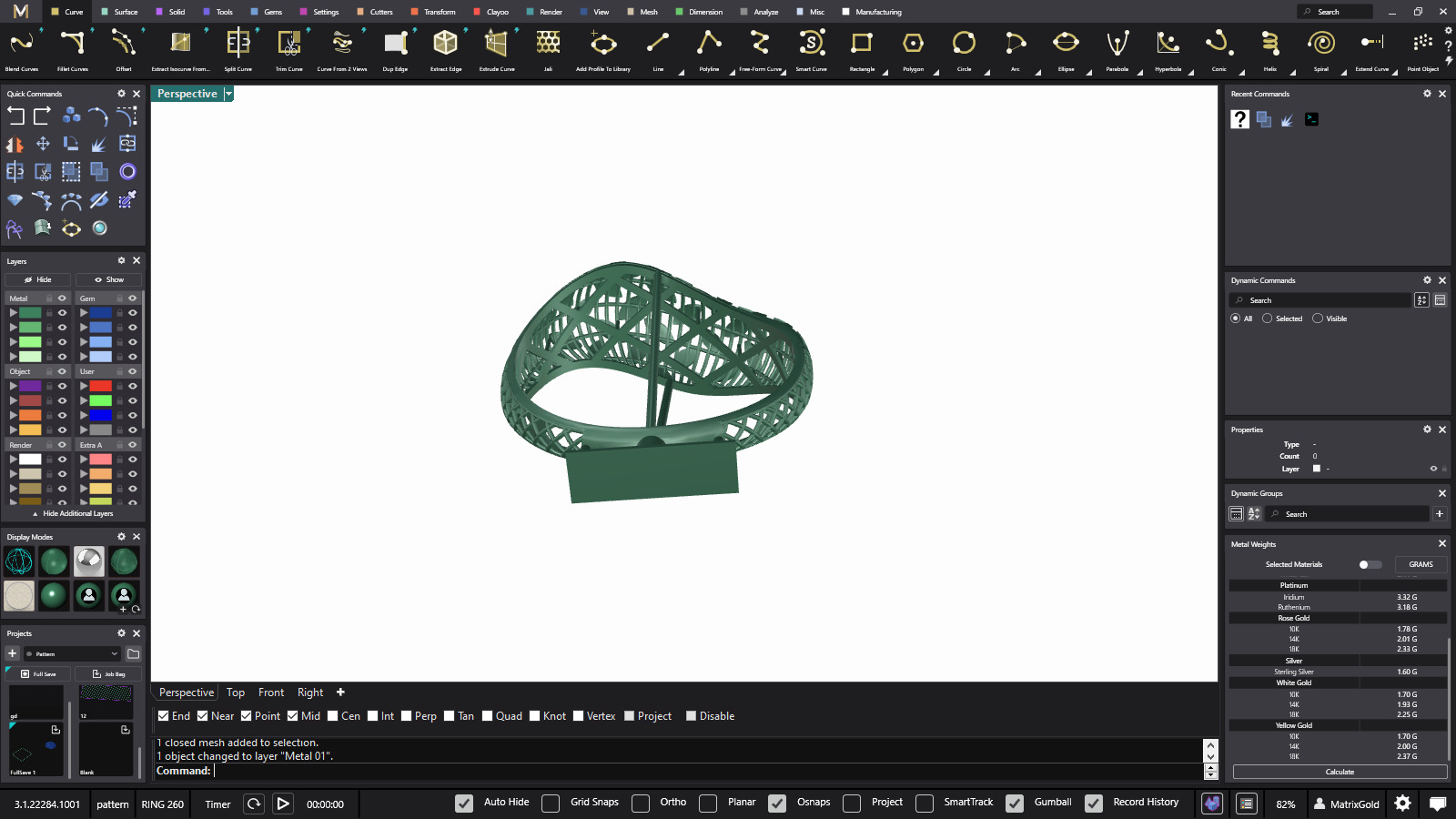 Fusion ring 3D printer model code 260 3D print model 3D print model_4