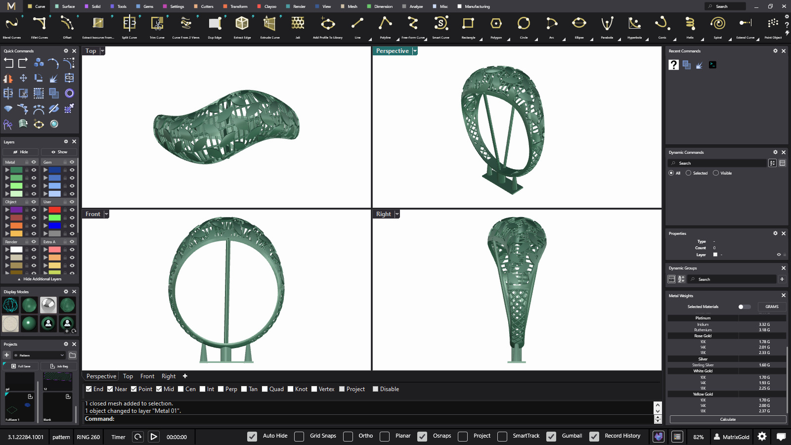 Fusion ring 3D printer model code 260 3D print model 3D print model_16