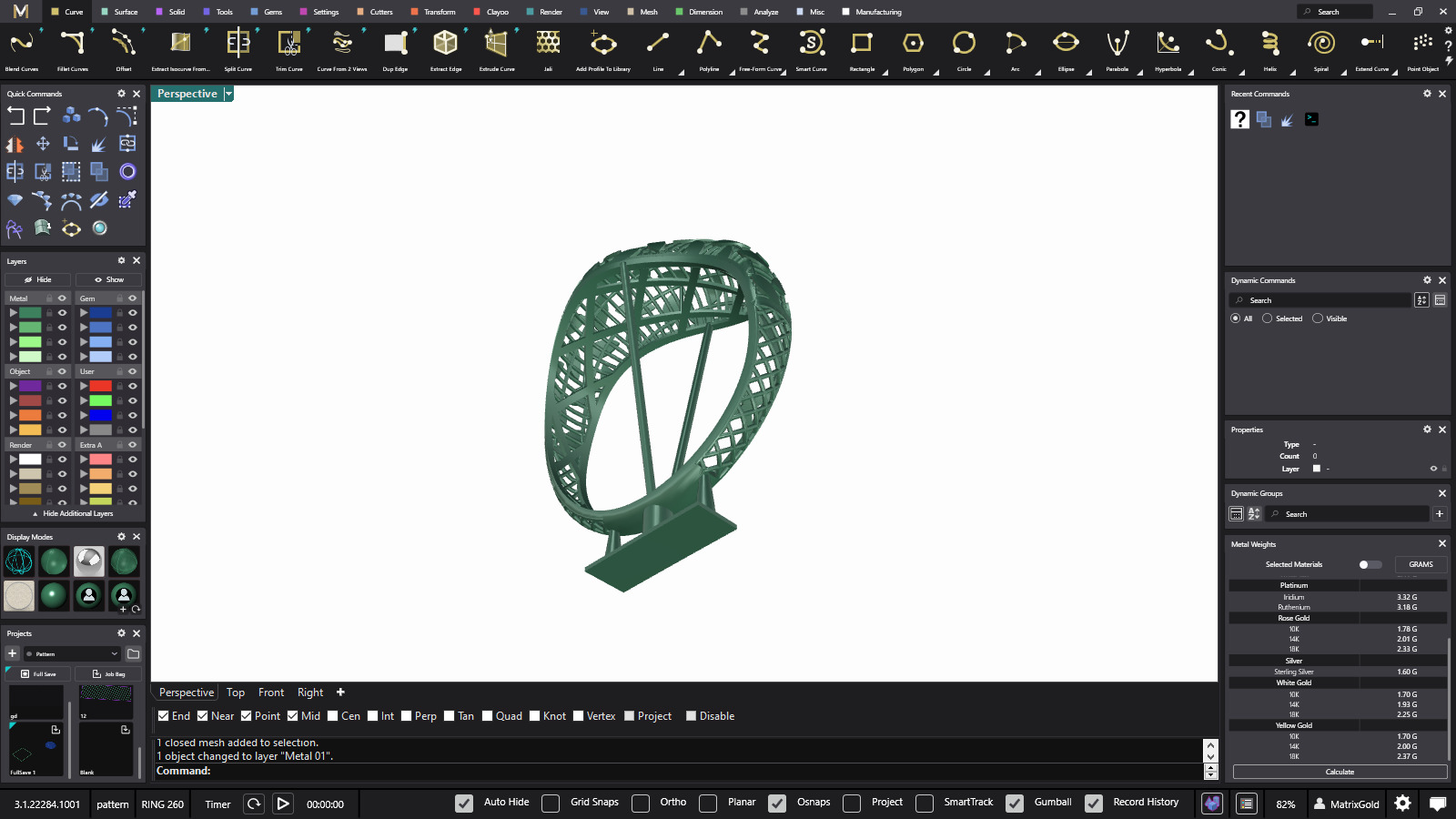 Fusion ring 3D printer model code 260 3D print model 3D print model_6