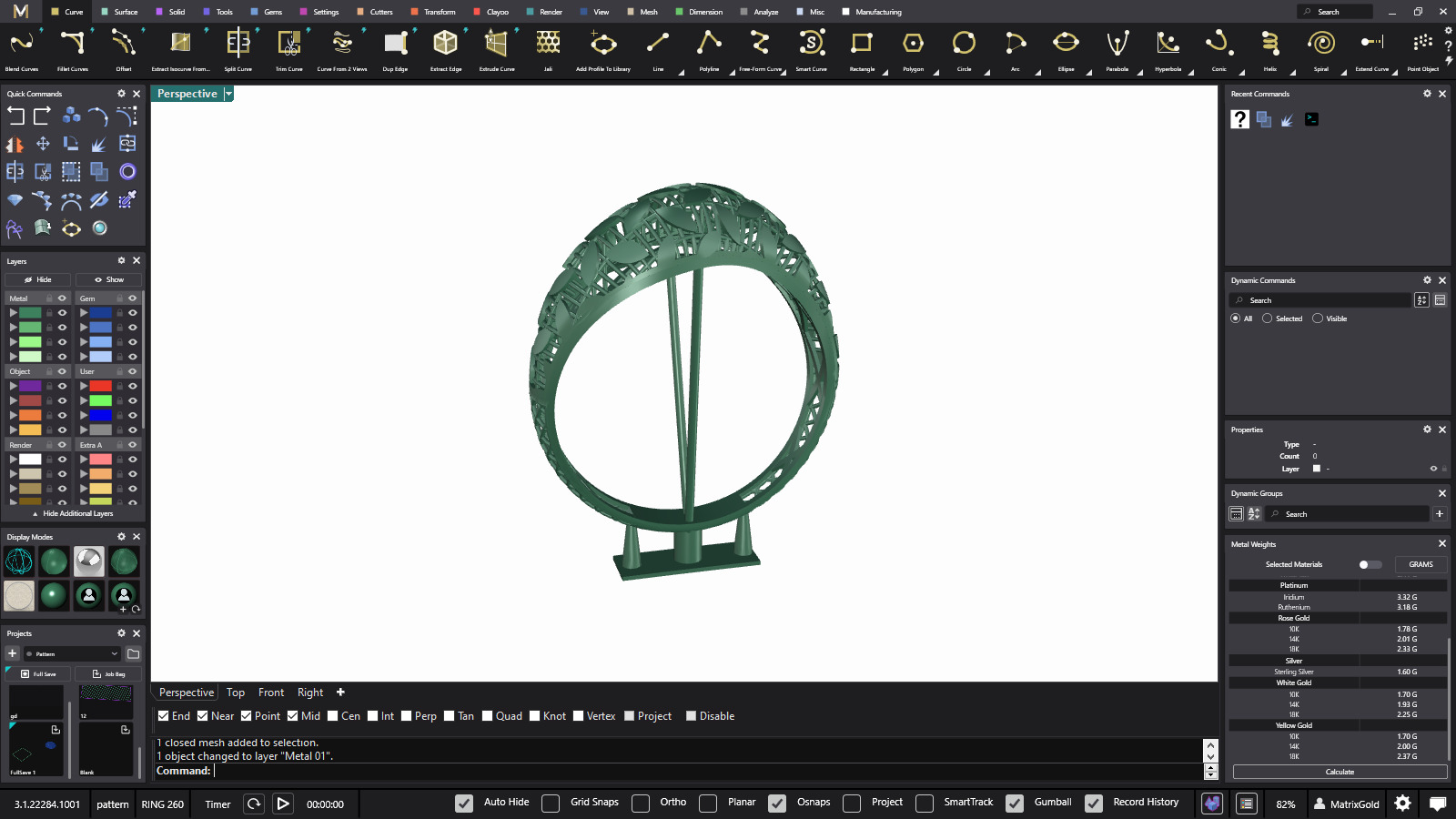 Fusion ring 3D printer model code 260 3D print model 3D print model_11